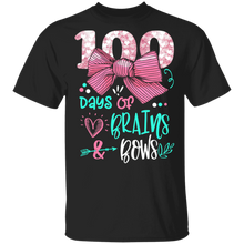 Load image into Gallery viewer, 100 Days Of Brains Bows 100th Day Of School
