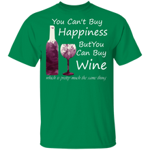 Load image into Gallery viewer, You Can&#39;t Buy Happiness But You Can Buy Wine T-Shirt
