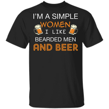 Load image into Gallery viewer, Simple Woman - Like Bearded Men And Beer

