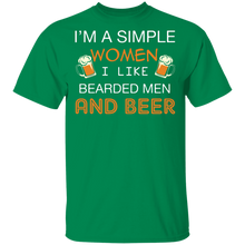 Load image into Gallery viewer, Simple Woman - Like Bearded Men And Beer
