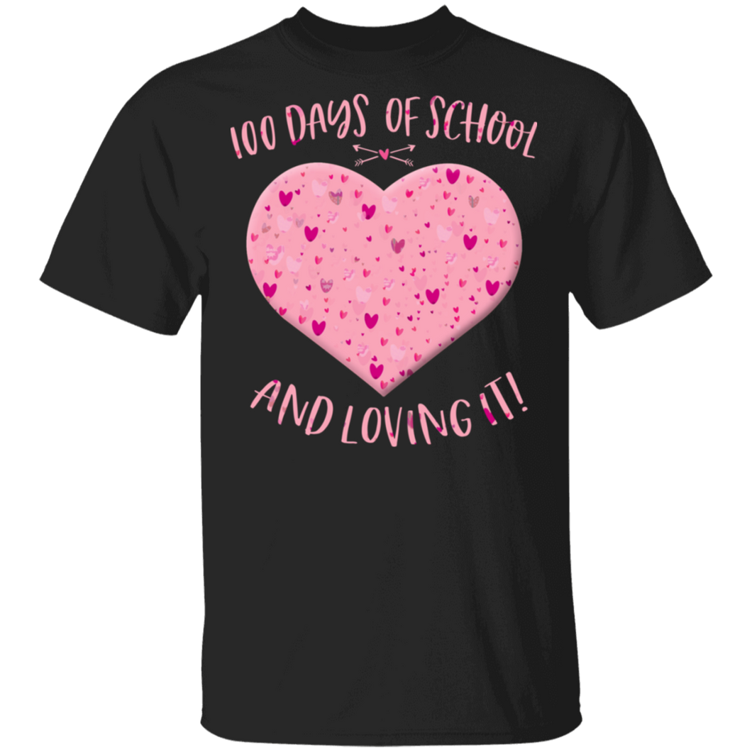 100th Day Of School And Loving It Teacher Heart Valentine Day