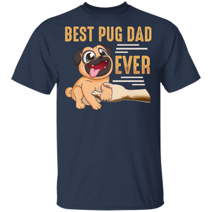 Best Pug Dad Ever Retro Vintage